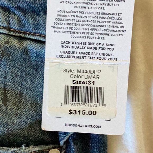 Hudson jeans -men’s size 31 - Picture 5 of 8